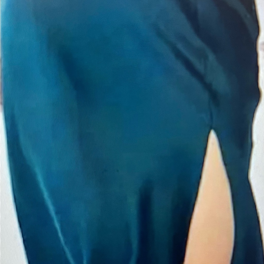 Nine West & Cara Santana Evergreen Satin Skirt-XL- NWT